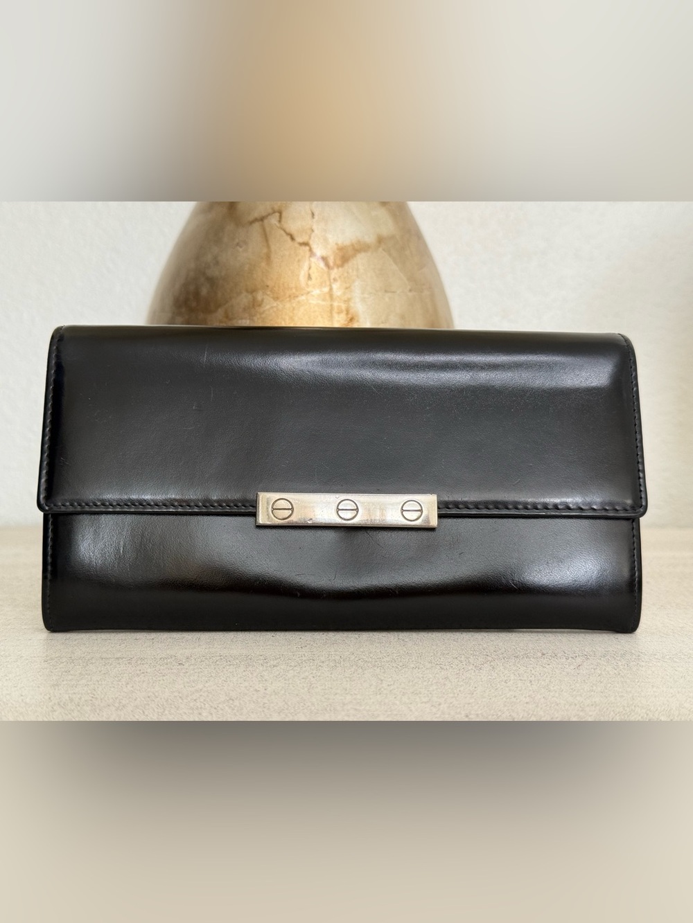 CARTIER Love Collection Continental Long Wallet
